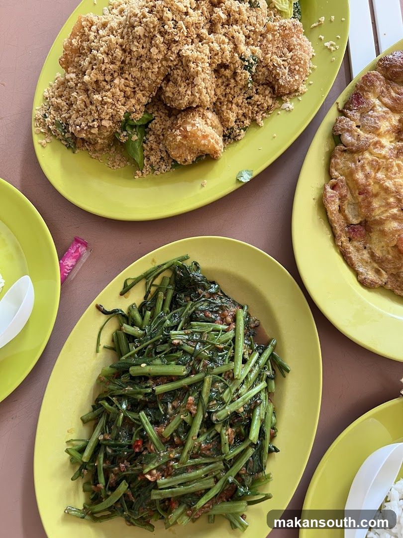 Food Table Setting