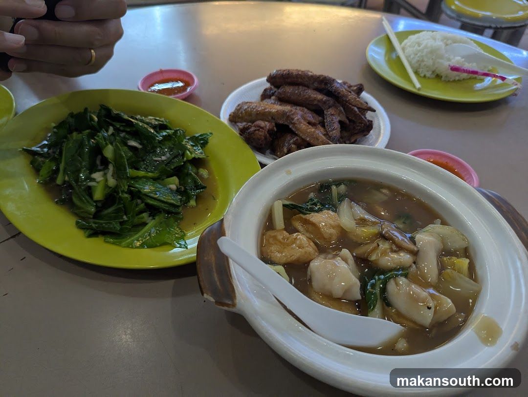 Dining Table with Chinese Dishes