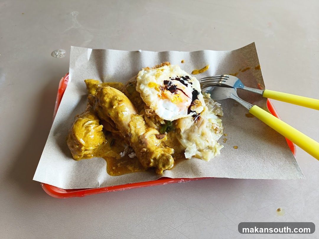 Curry Chicken with Fried Egg