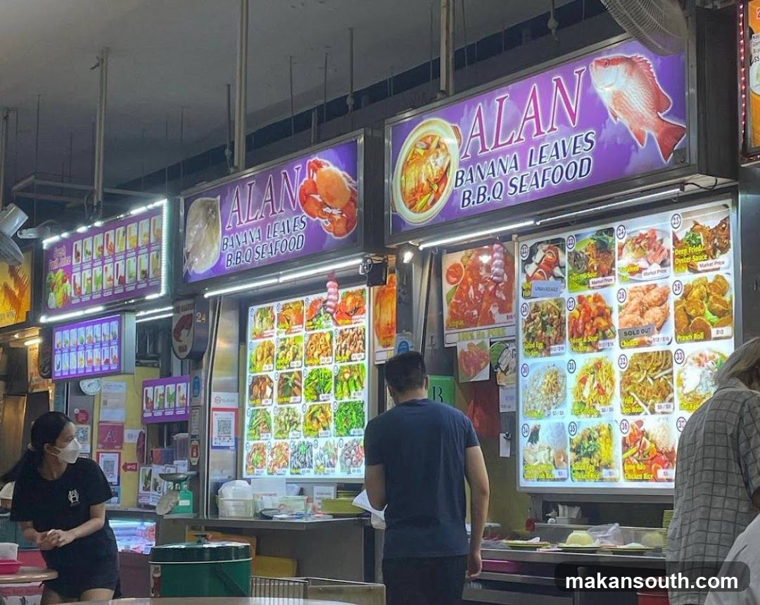 Food Stall Interior View