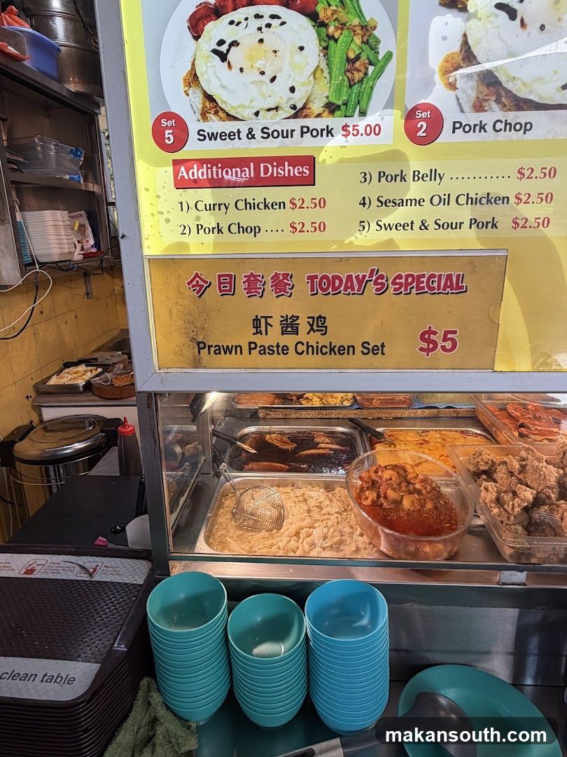 Food Stall Menu Board