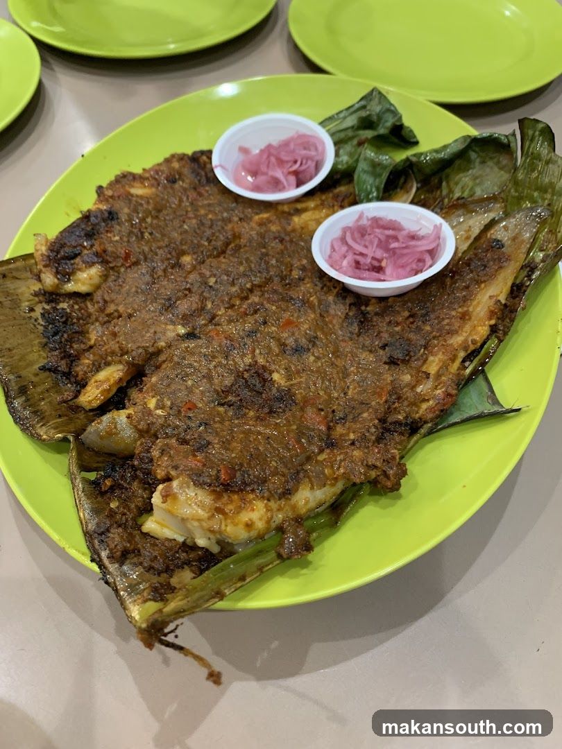 Grilled Fish with Pickled Onions