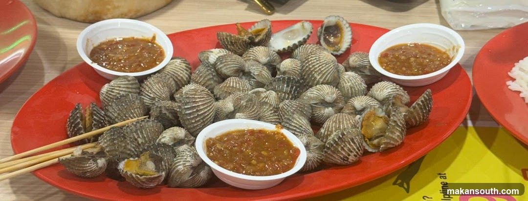 Clam Dish with Sauces