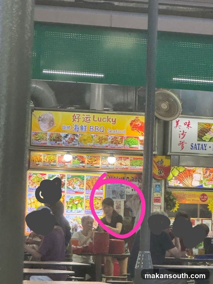 Food Stall Interior View