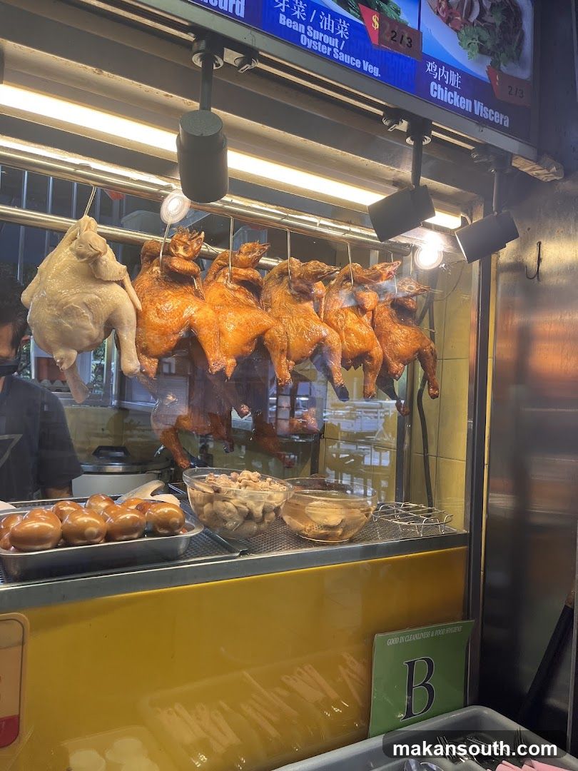 Roasted Chicken Stall Display