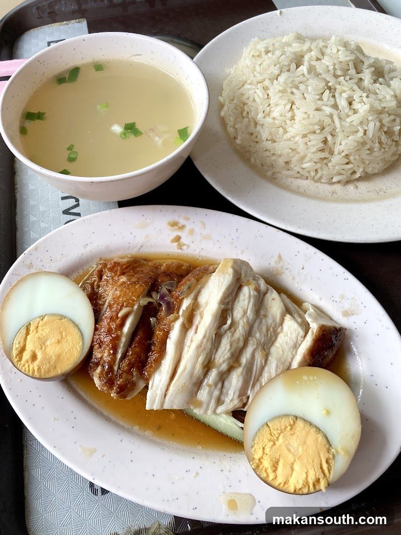 Hainanese Chicken Rice Plate