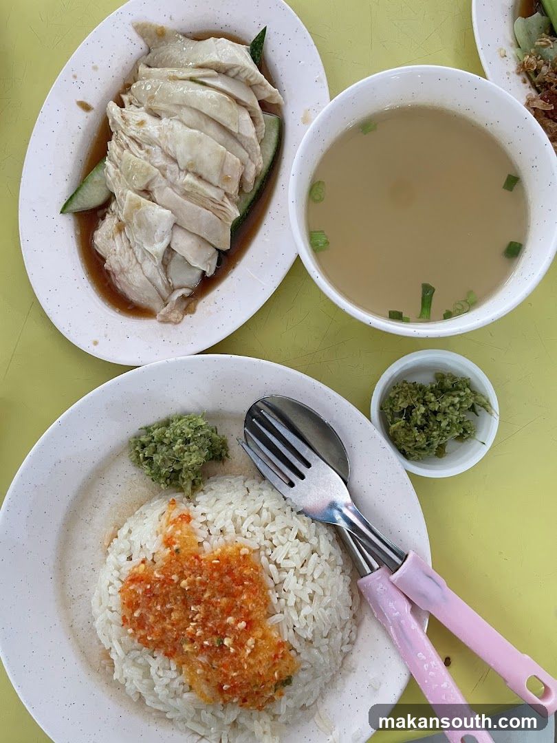 Hainanese Chicken Rice Meal