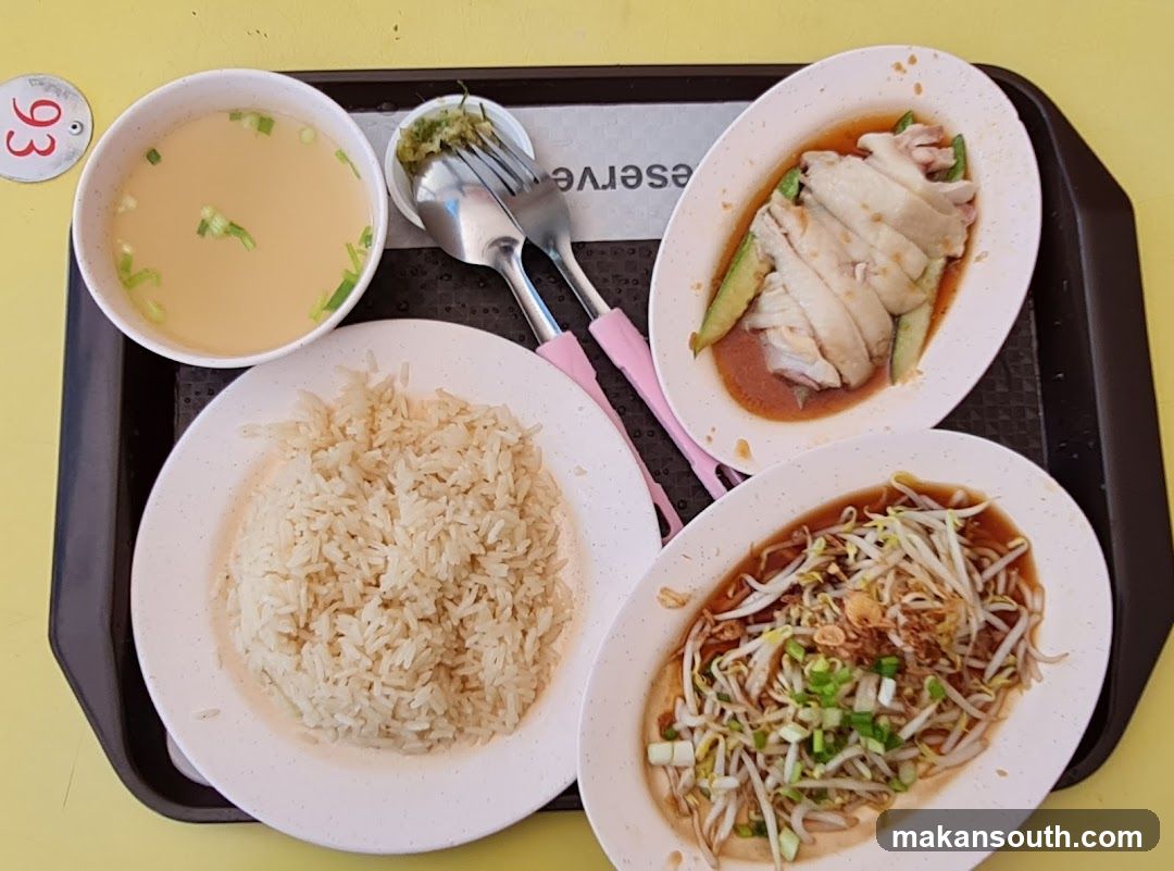 Hainanese Chicken Rice Meal