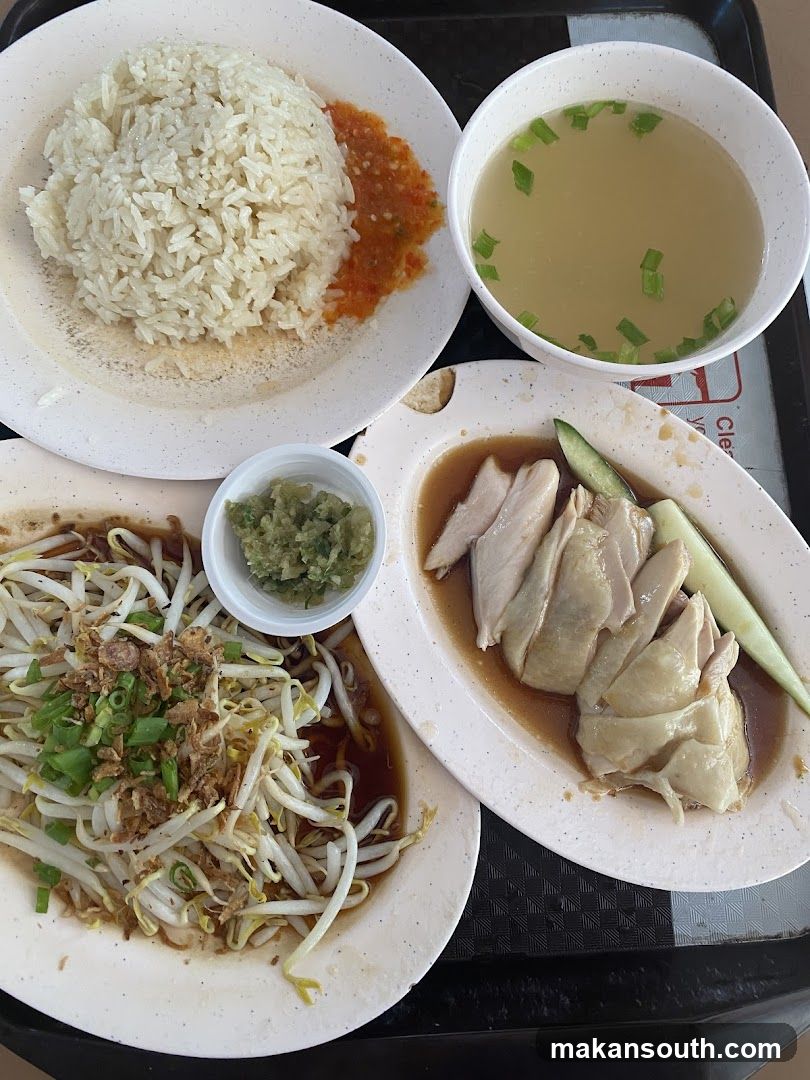 Hainanese Chicken Rice Meal