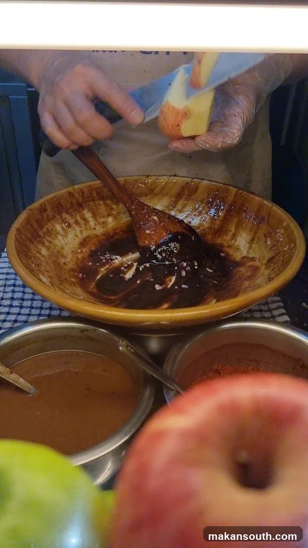 Apple Preparation in Kitchen