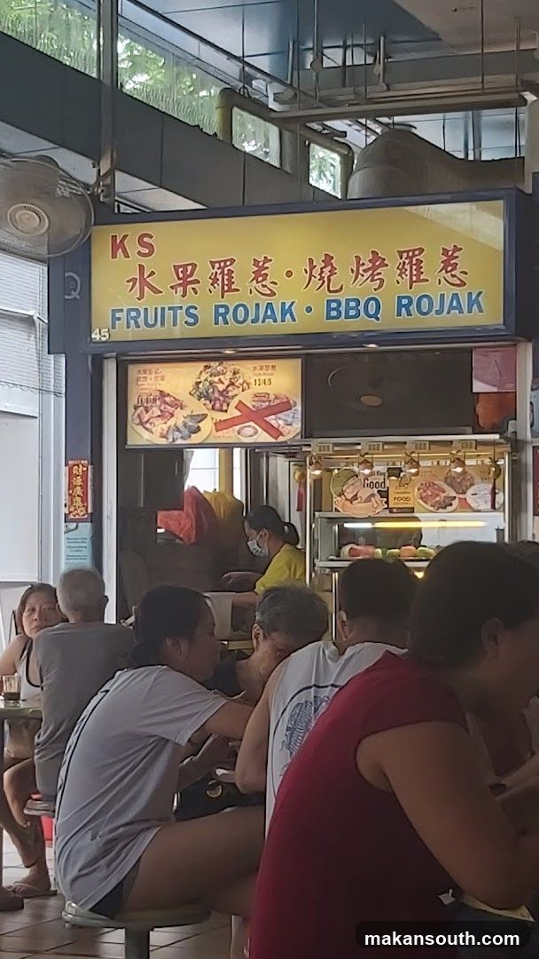 Food Stall Interior Scene