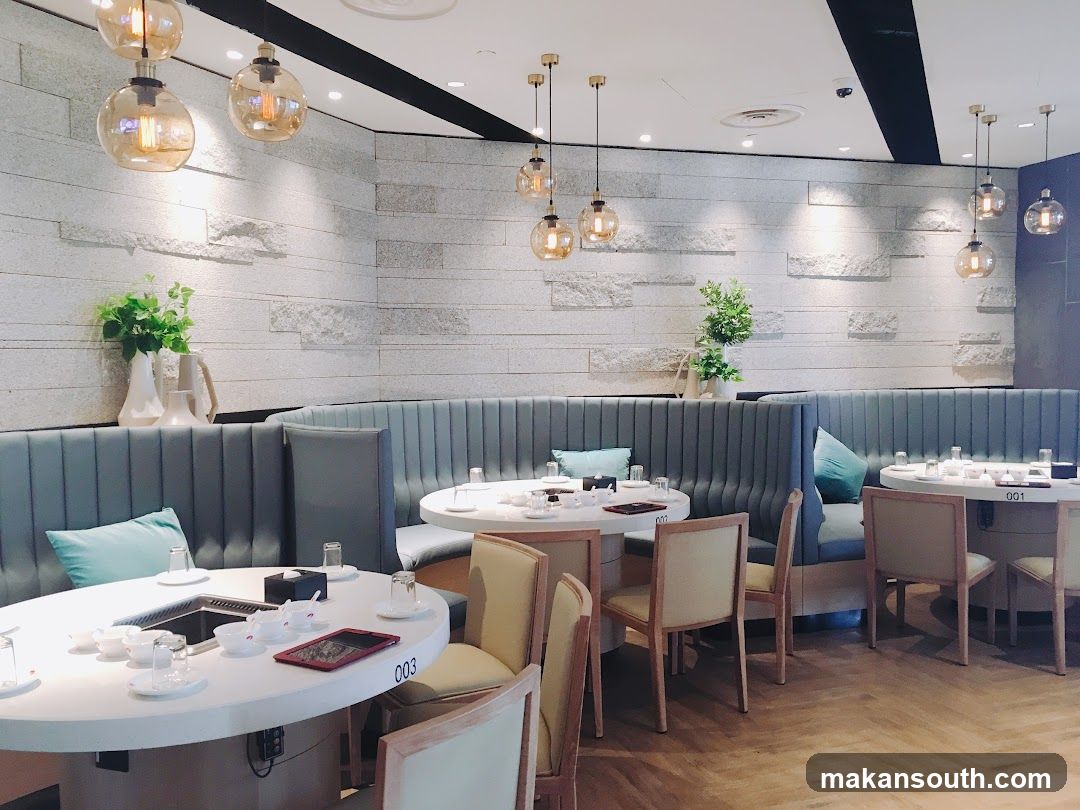 Restaurant Interior with Booth Seating