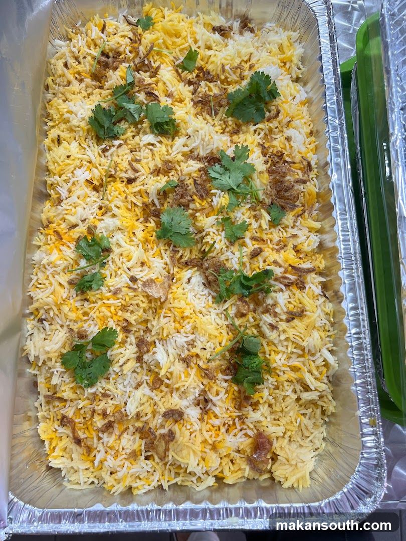 Biryani Dish in Foil Container
