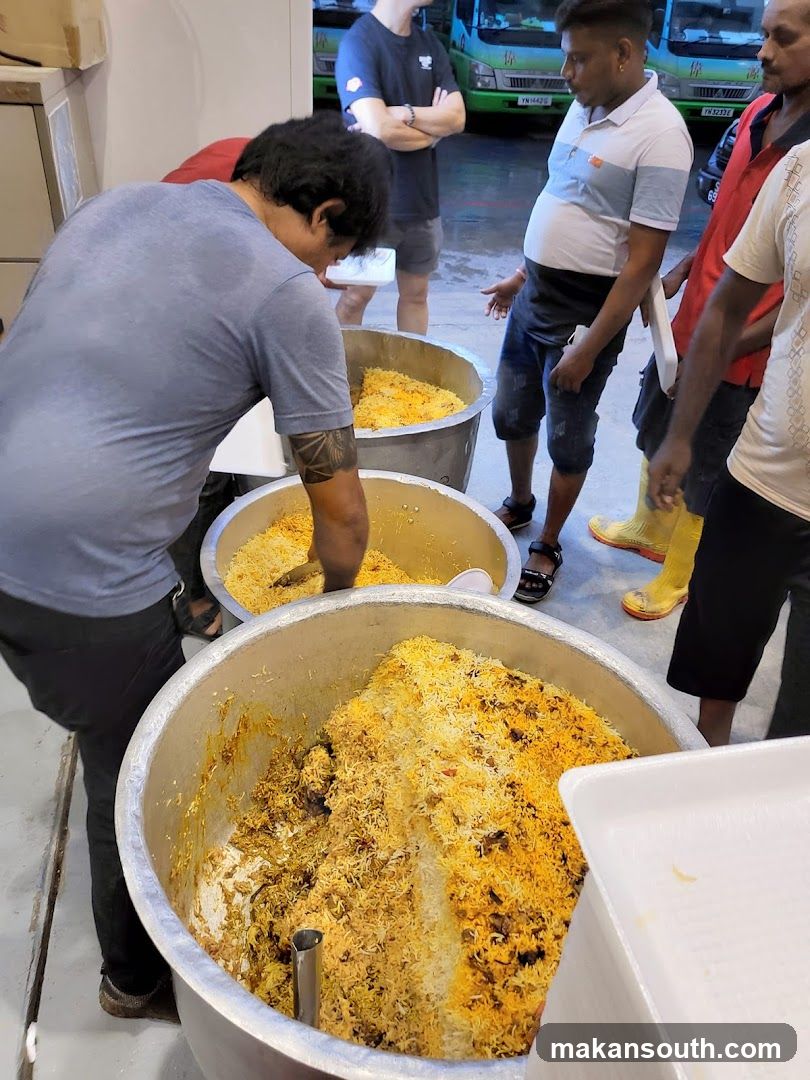 Biryani Preparation Scene