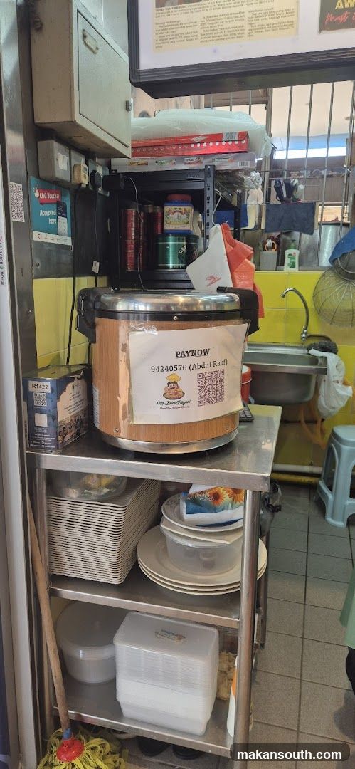 Kitchen Interior with Food Containers and Supplies