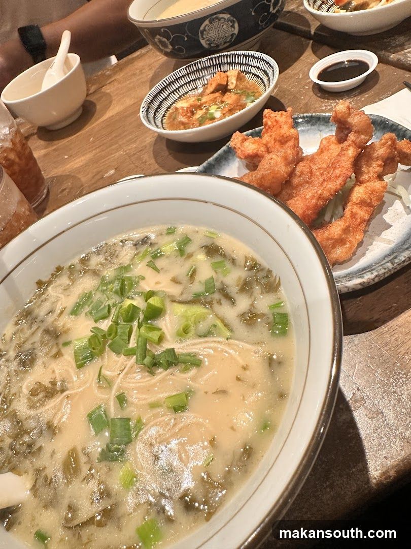 Ramen and Tempura Meal
