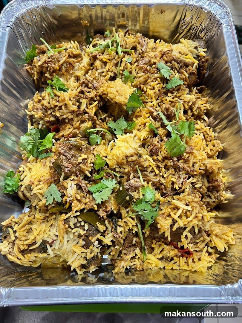 Spiced Rice Dish in Foil Container