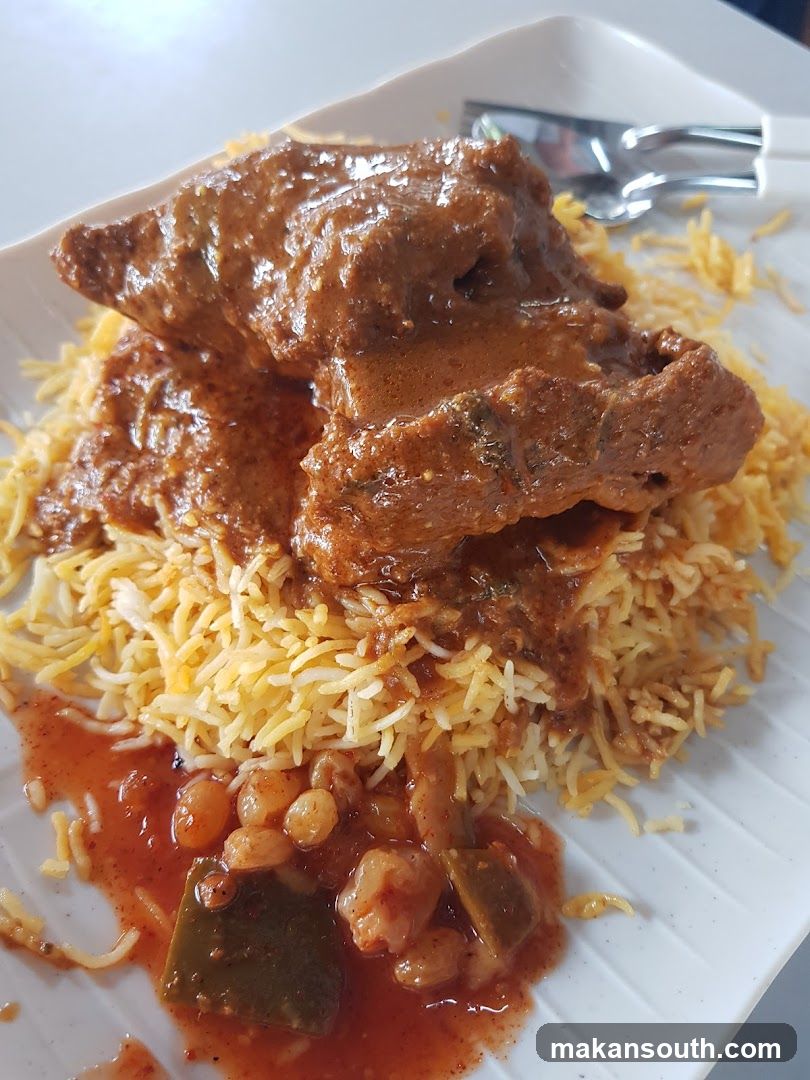 Curry Dish with Rice and Beans