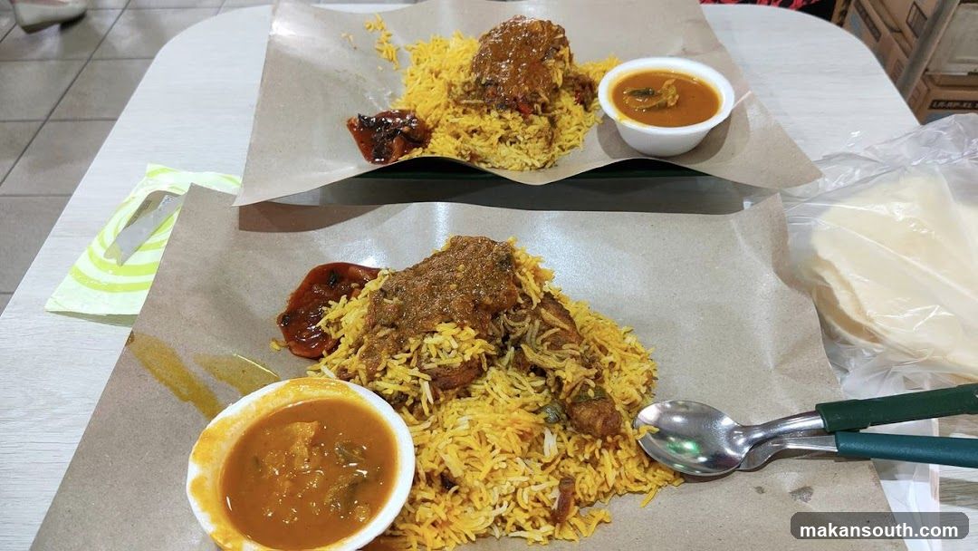 Biryani Meal with Curry and Naan