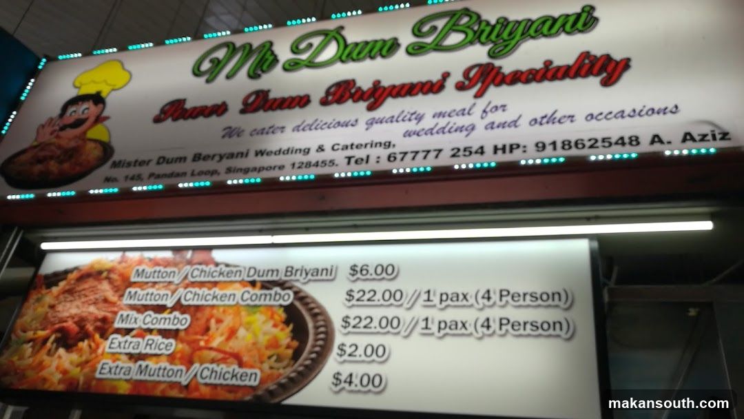 Mister Dum Biryani Signage