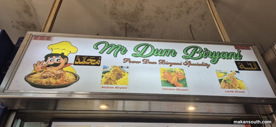 Mr Dum Biryani Shop Front Signage