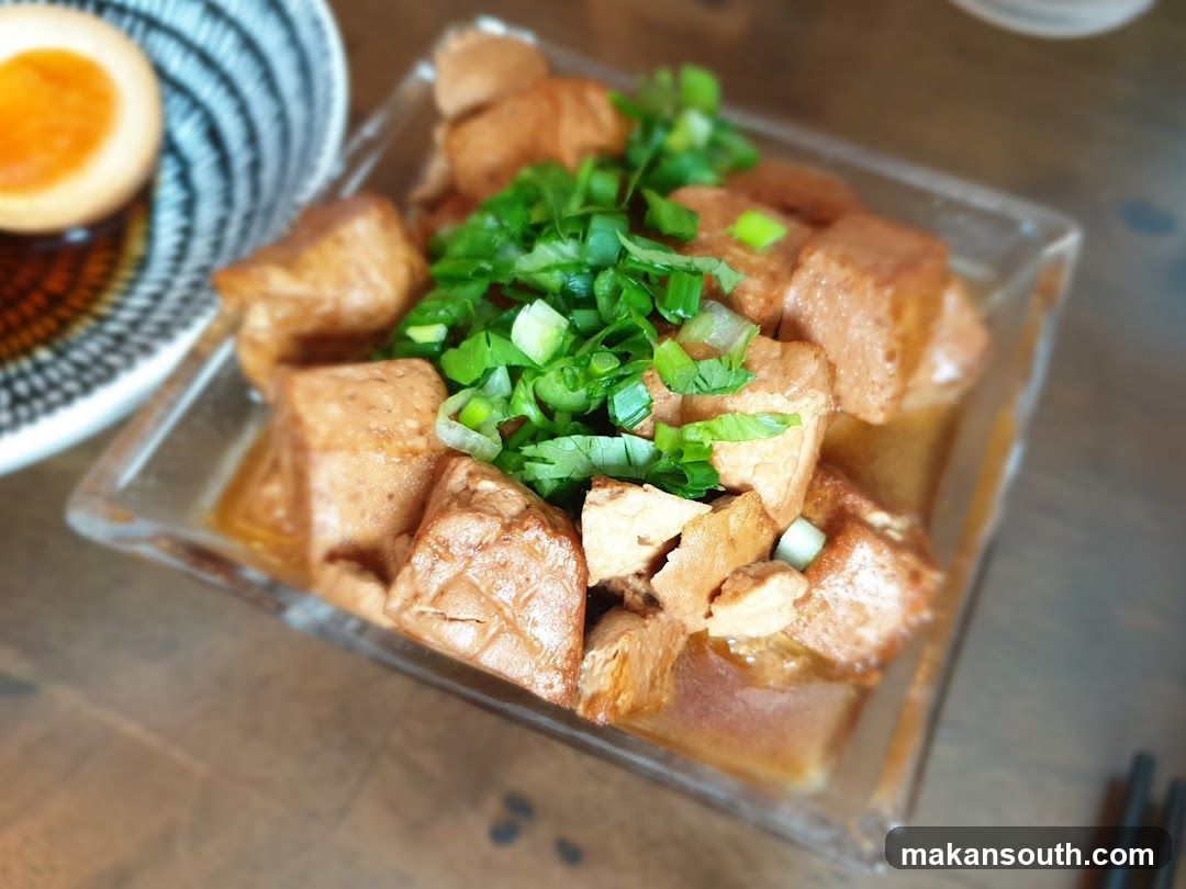 Braised Tofu with Green Onions
