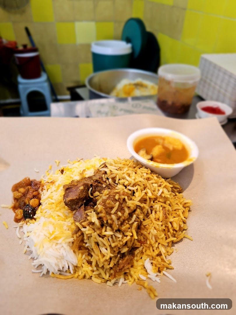 Biryani Meal with Curry and Sides