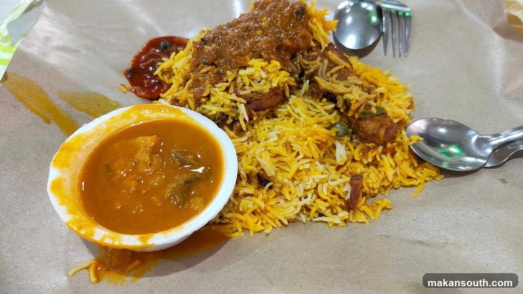 Biryani Meal with Curry and Chutney