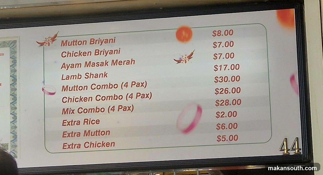 Restaurant Menu Board