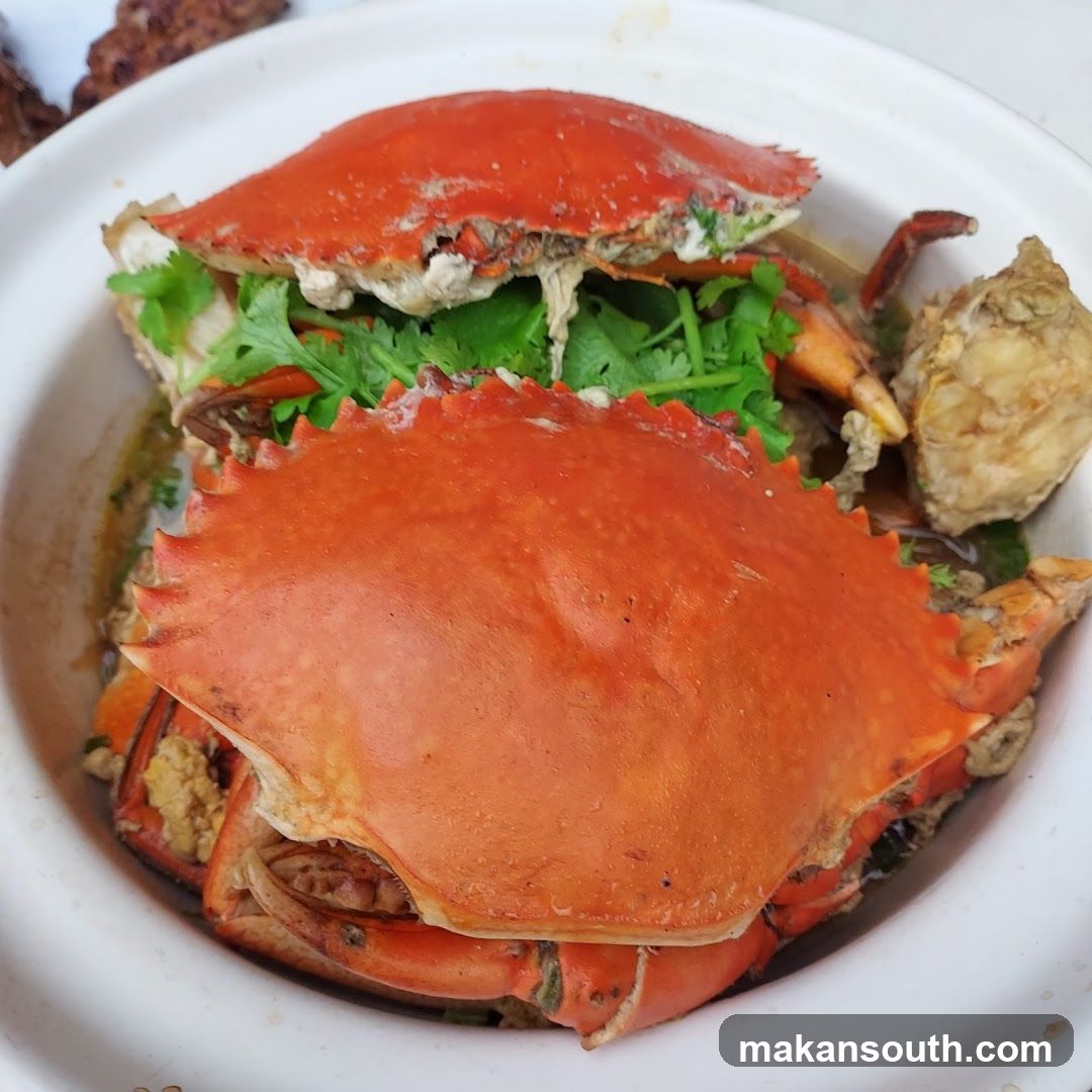 Steamed Crabs with Cilantro