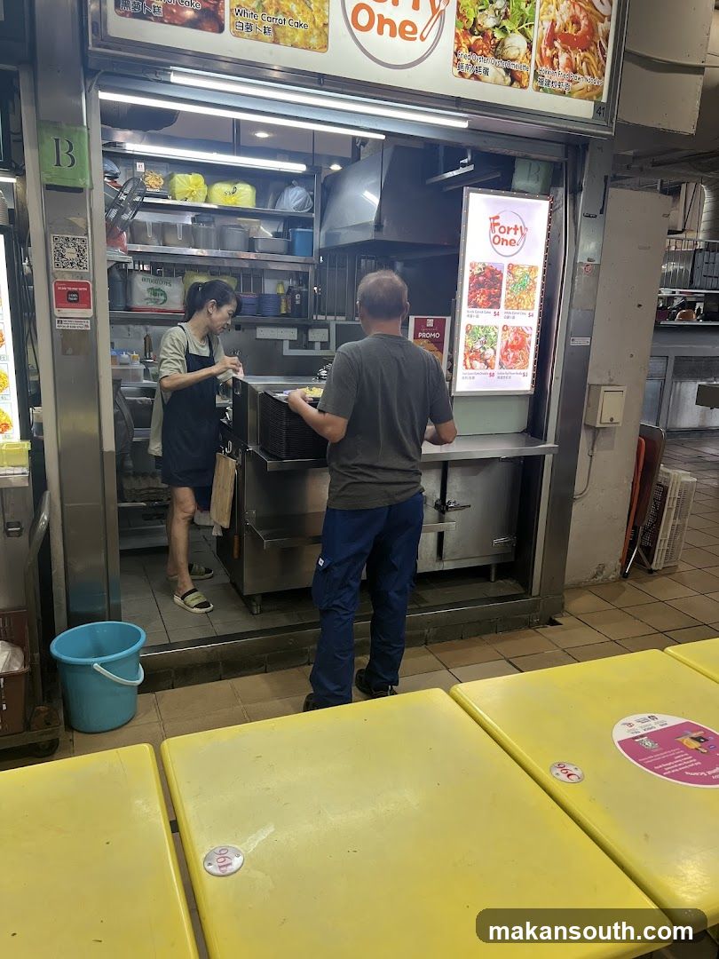 Food Stall Interior View