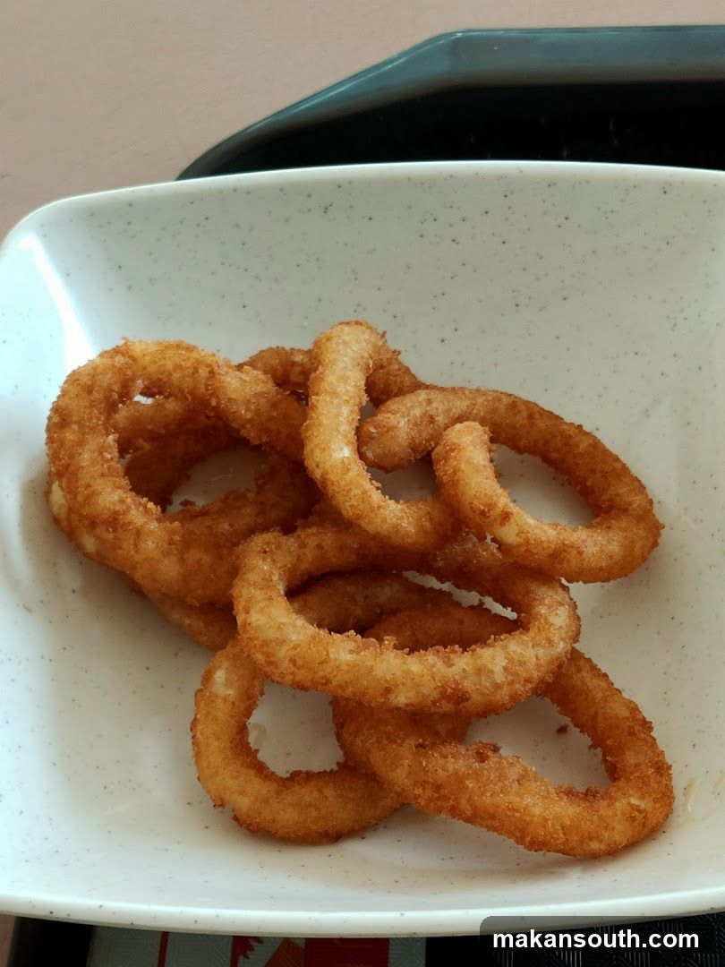 Onion Rings in a Bowl