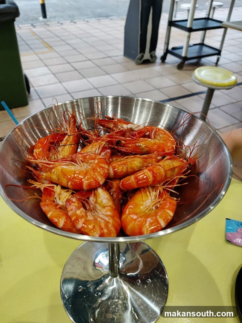 Bowl of Cooked Shrimp