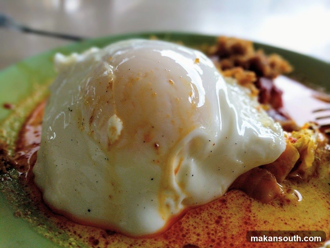 Fried Egg with Curry and Rice