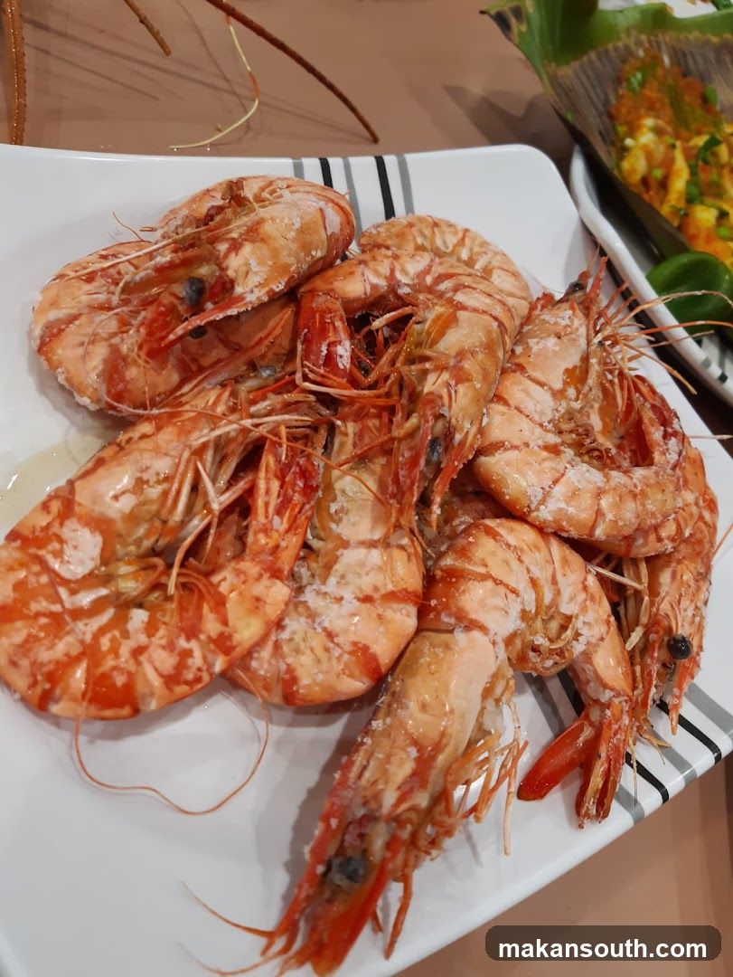 Plate of Cooked Shrimp