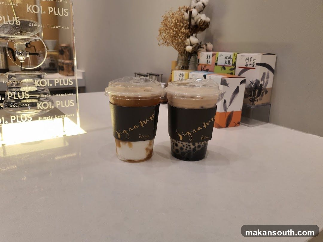 Signature Drinks Display