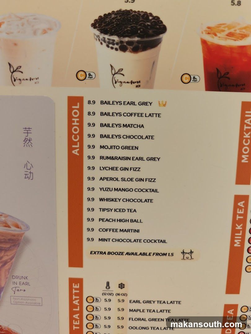 Beverage Menu
