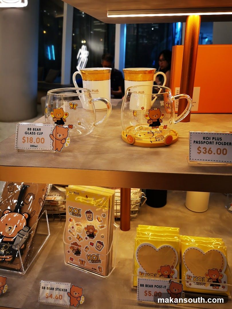 Koi Plus Merchandise Display