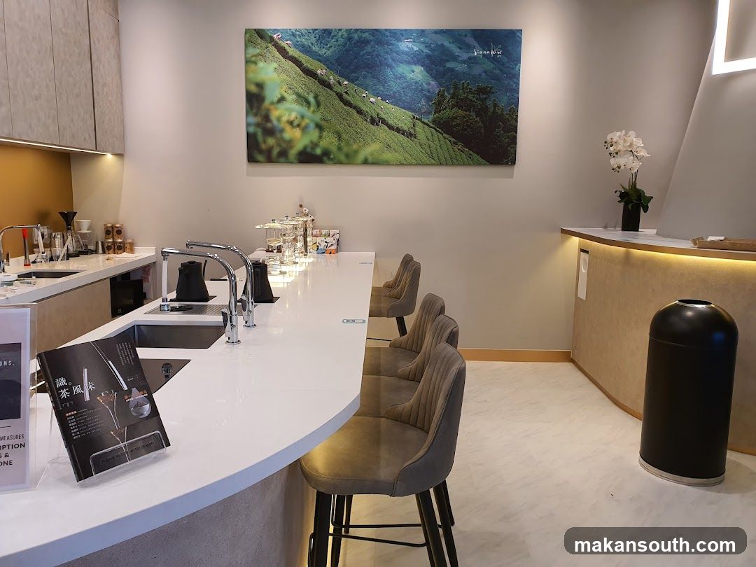Modern Interior Space with Bar and Seating Area