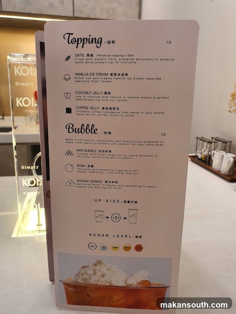 Kopi Simple Menu Board