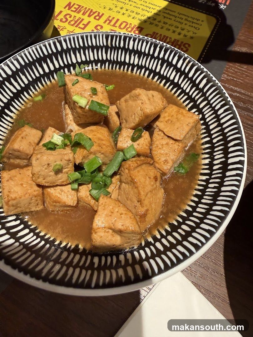 Tofu in Broth with Green Onions