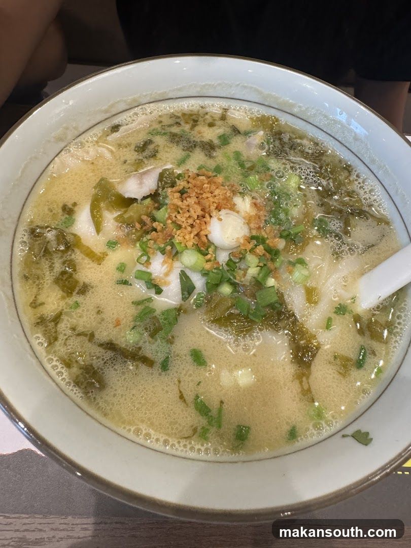 Bowl of Soup with Garnish