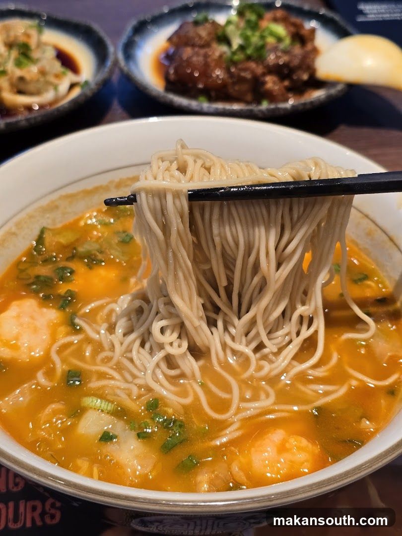 Noodle Bowl with Chopsticks