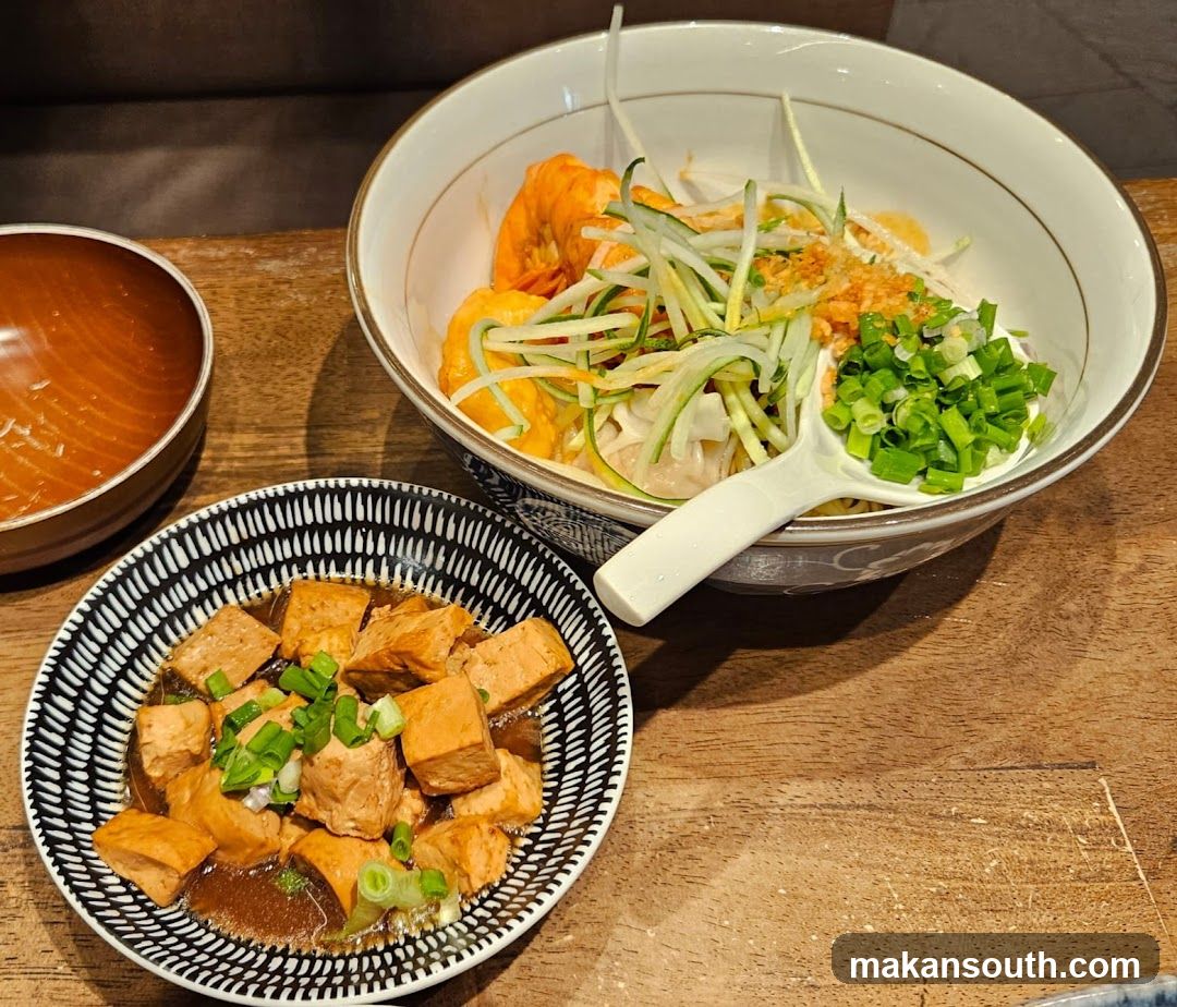 Food on wooden table