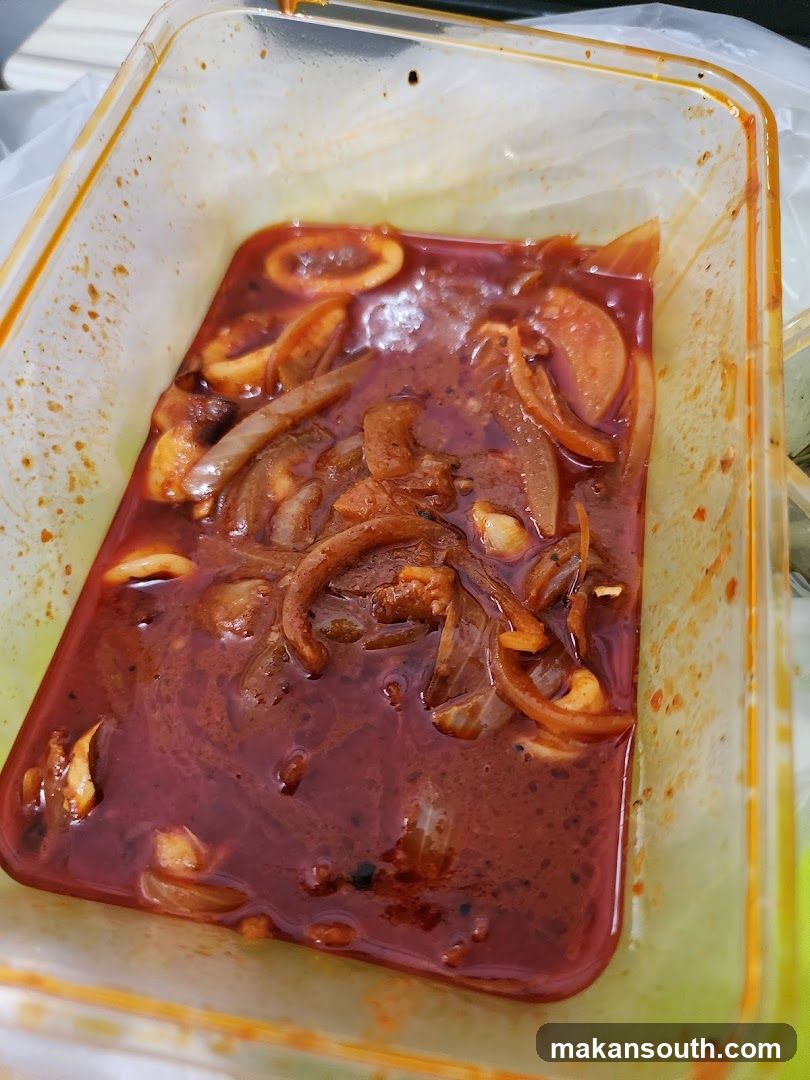 Spicy Meat Dish in Container