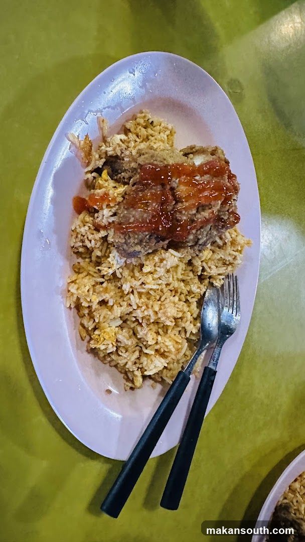 Plate of Fried Rice with Meat