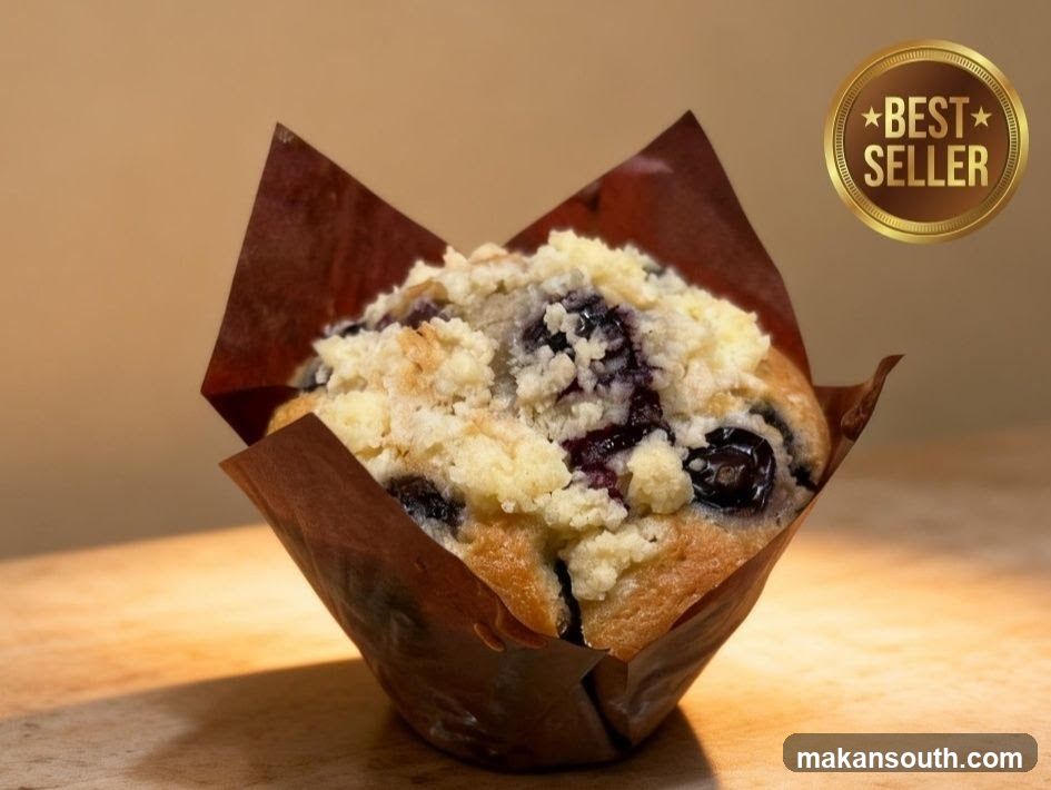 Blueberry Crumble Muffin