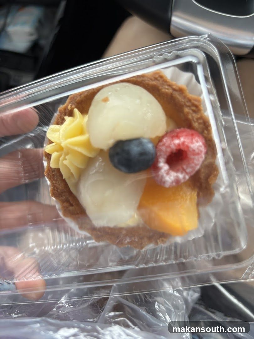 Fruit Tart in Clear Container