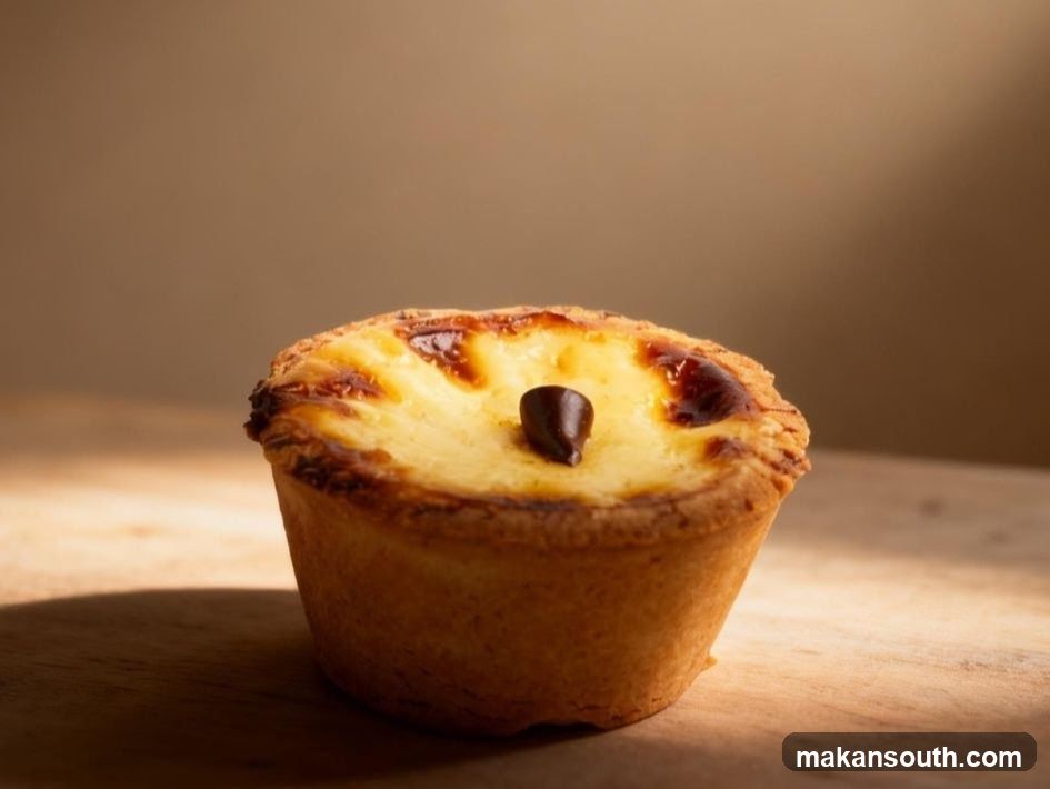 Portuguese-style custard tart