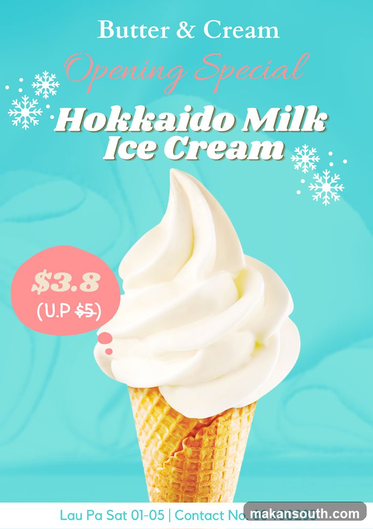 Hokkaido Milk Ice Cream Advertisement